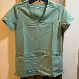 Figs XXS Jade Casma Scrub Top